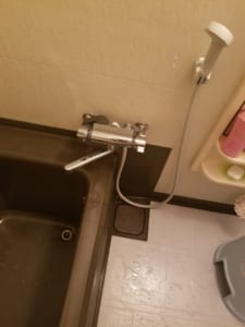 水戸市の浴室蛇口水漏れ
