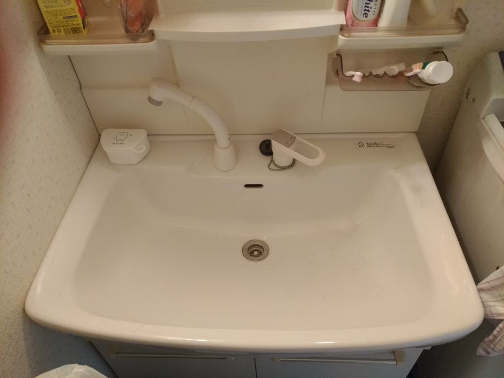石岡市一般住宅での洗面所排水つまりの修理事例