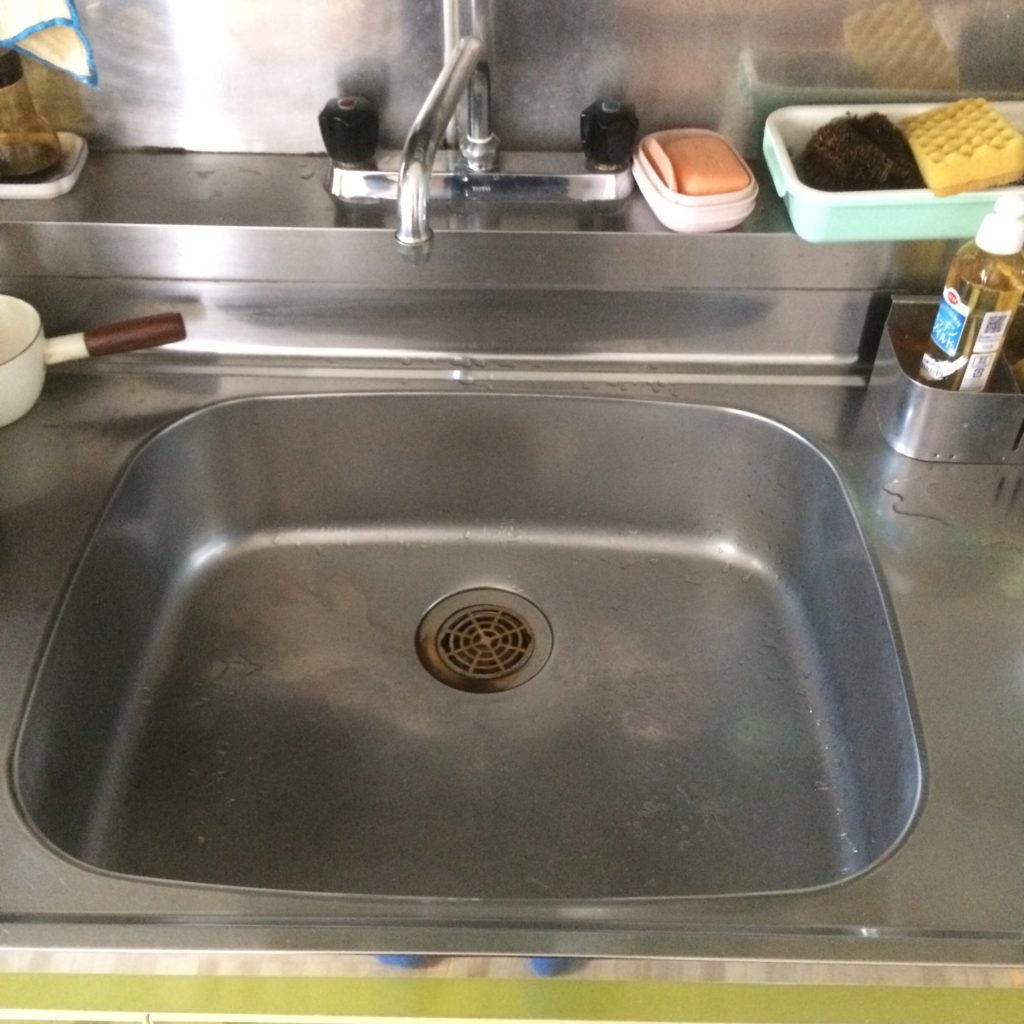 日立市でキッチン水漏れ修理をしました。