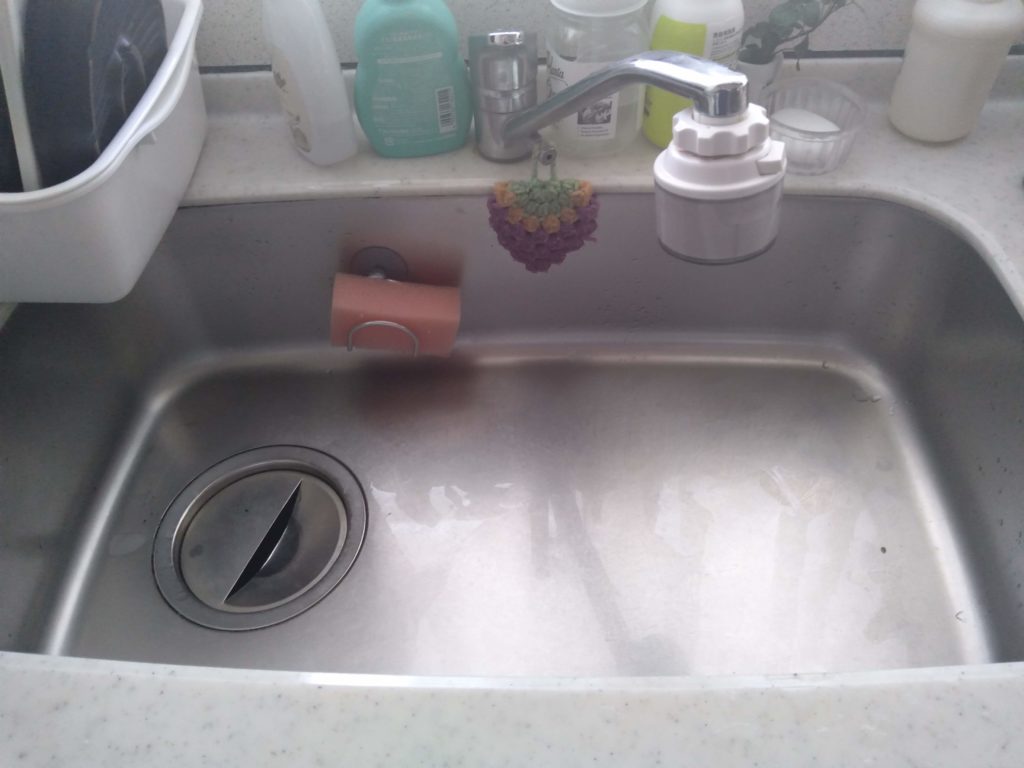 水戸市で台所蛇口の水漏れ修理施工事例