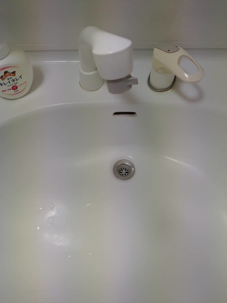 洗面蛇口の水漏れ